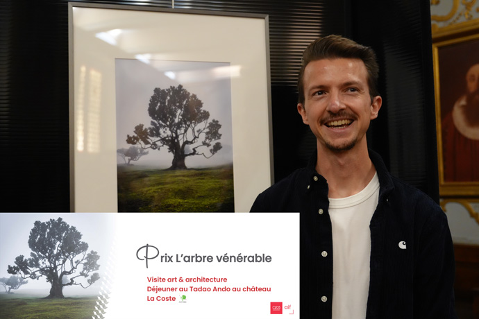Monsieur Corentin Vilmer, lauréat du Prix l'Arbre vénérable 2026