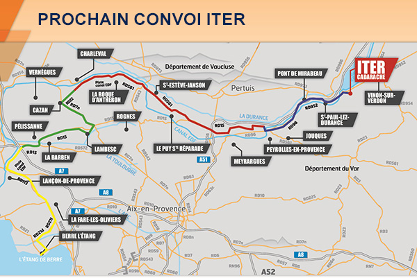 73ème convoi ITER : 24-28 juillet